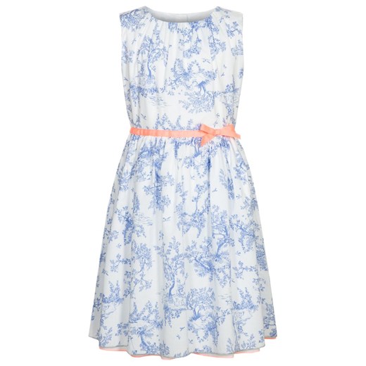 Carter's Sukienka koktajlowa white zalando niebieski abstrakcyjne wzory