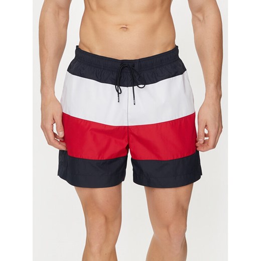 Tommy Hilfiger Szorty kąpielowe UM0UM03263 Kolorowy Regular Fit Tommy Hilfiger M MODIVO