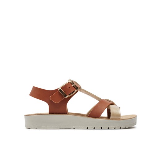 Geox Sandały J Sandal Costarei Gi J45EAG 05404 C5B2U S Beżowy ze sklepu MODIVO w kategorii Sandały dziecięce - zdjęcie 181119662