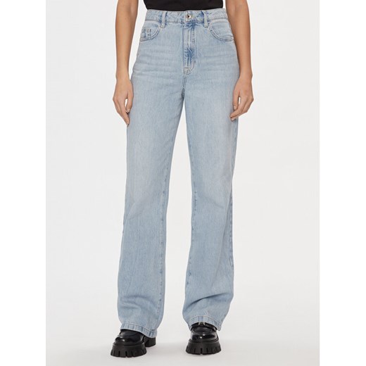 Patrizia Pepe Jeansy 8P0487/D070-CA05 Niebieski Wide Fit ze sklepu MODIVO w kategorii Jeansy damskie - zdjęcie 181119971