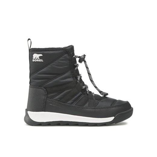 Sorel Śniegowce Youth Whitney II Short Lace Up NC3903-010 Czarny ze sklepu MODIVO w kategorii Buty zimowe dziecięce - zdjęcie 181120053
