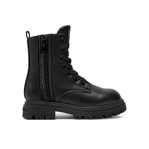 Calvin Klein Jeans Botki V3A5-81018-1355 M Czarny ze sklepu MODIVO w kategorii Buty zimowe dziecięce - zdjęcie 181121102