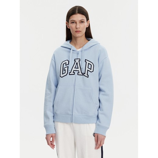 Gap Bluza 678782-05 Błękitny Regular Fit Gap M MODIVO