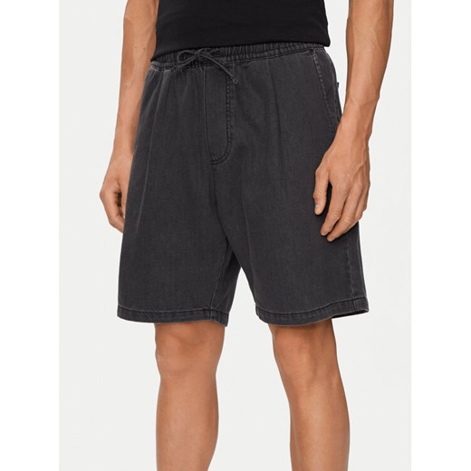 Jack&Jones Szorty materiałowe Tony 12250090 Czarny Loose Fit ze sklepu MODIVO w kategorii Spodenki męskie - zdjęcie 181124970