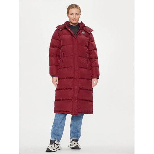 Tommy Jeans Kurtka puchowa Alaska DW0DW14287 Czerwony Regular Fit ze sklepu MODIVO w kategorii Kurtki damskie - zdjęcie 181125592
