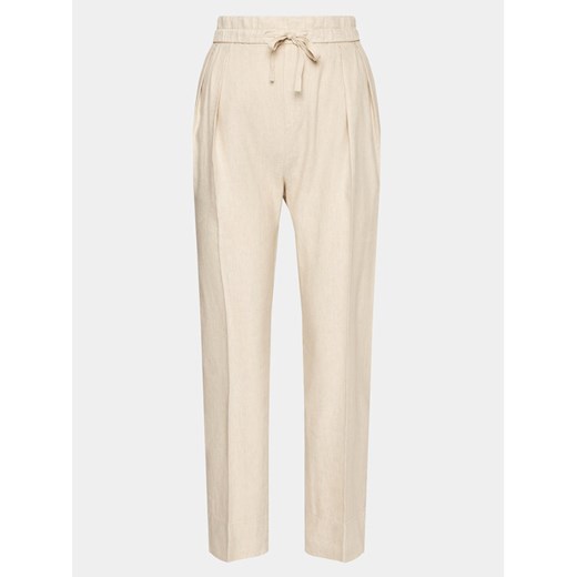 InWear Spodnie materiałowe Kei 30108217 Écru Relaxed Fit Inwear 36 MODIVO