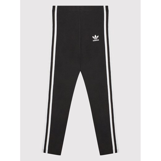adidas Legginsy adicolor HD2025 Czarny Slim Fit ze sklepu MODIVO w kategorii Spodnie dziewczęce - zdjęcie 181130092