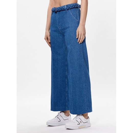 Tommy Hilfiger Jeansy WW0WW38134 Niebieski Wide Leg ze sklepu MODIVO w kategorii Jeansy damskie - zdjęcie 181130672