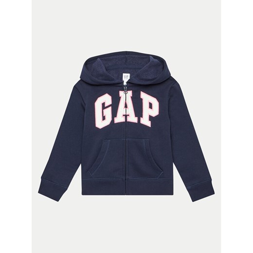 Gap Bluza 692277-26 Granatowy Regular Fit ze sklepu MODIVO w kategorii Bluzy chłopięce - zdjęcie 181131034
