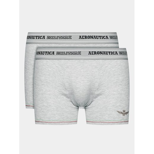 Aeronautica Militare Komplet 2 par bokserek AM1UBX003 Szary ze sklepu MODIVO w kategorii Majtki męskie - zdjęcie 181132411