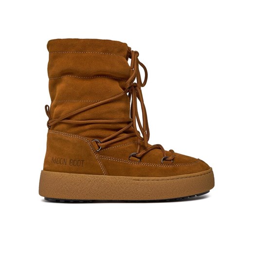 Moon Boot Śniegowce Ltrack Suede 24501100001 Brązowy ze sklepu MODIVO w kategorii Śniegowce damskie - zdjęcie 181133383