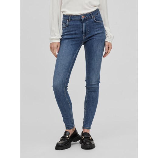 Vila Jeansy Sarah 14082132 Granatowy Skinny Fit Vila XXL_30 MODIVO