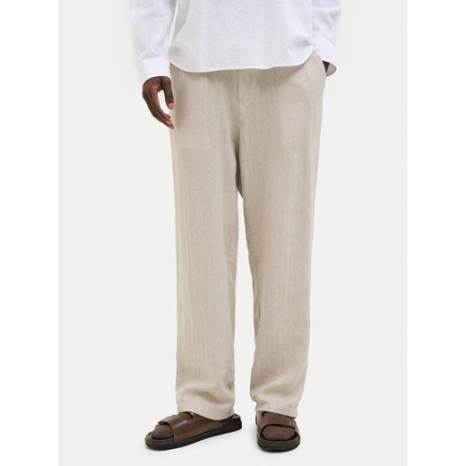 Jack&Jones Chinosy Karl Mykonos 12269371 Beżowy Loose Fit XL MODIVO