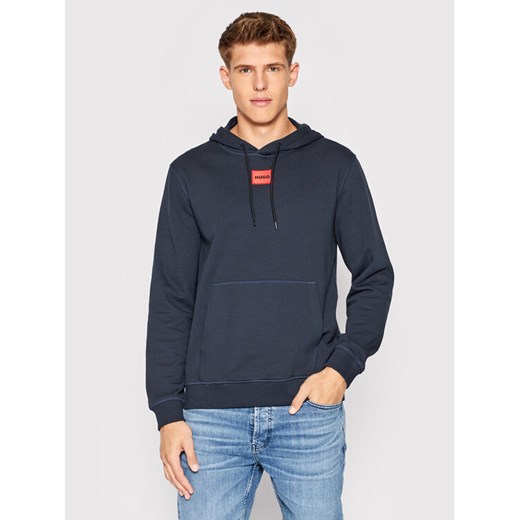 Hugo Bluza Daratschi214 50458700 Granatowy Regular Fit ze sklepu MODIVO w kategorii Bluzy męskie - zdjęcie 181136241