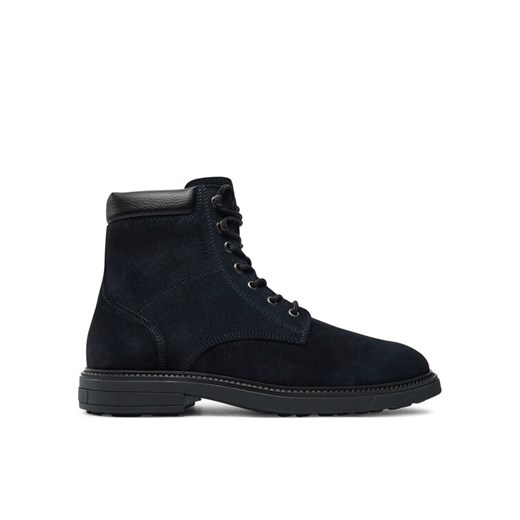 Tommy Hilfiger Kozaki Outdoor Suede FM0FM05193 Granatowy ze sklepu MODIVO w kategorii Buty zimowe męskie - zdjęcie 181137060