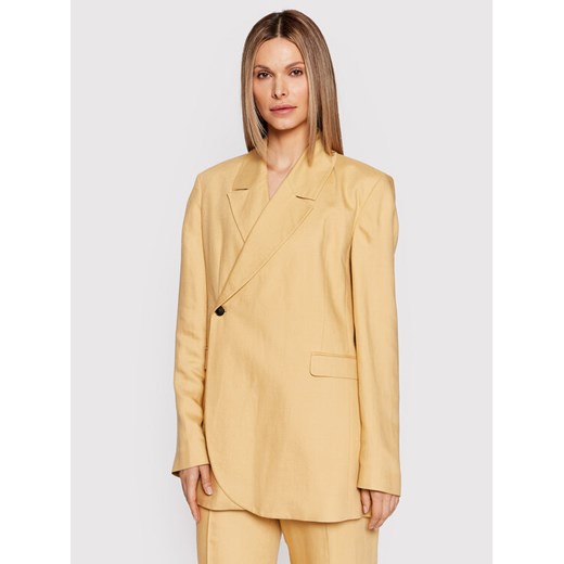 Herskind Marynarka Lilith 4443840 Beżowy Loose Fit ze sklepu MODIVO w kategorii Marynarki damskie - zdjęcie 181137102