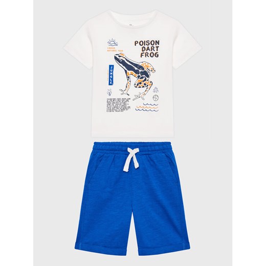 Zippy Komplet t-shirt i spodenki ZKBAP0602 23009 Niebieski Regular Fit ze sklepu MODIVO w kategorii Komplety chłopięce - zdjęcie 181137141