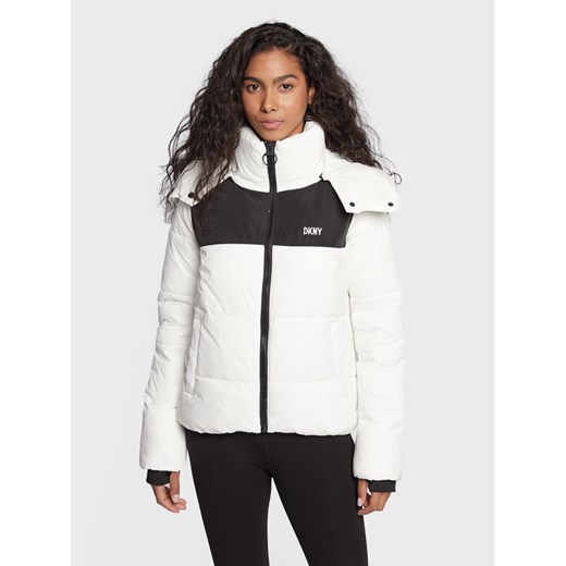 DKNY Sport Kurtka przejściowa DP2J9216 Biały Regular Fit ze sklepu MODIVO w kategorii Kurtki damskie - zdjęcie 181137502