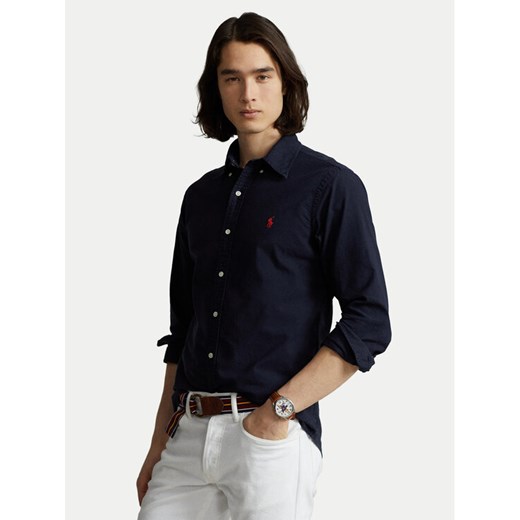 Polo Ralph Lauren Koszula Bsr 710772290 Granatowy Custom Fit ze sklepu MODIVO w kategorii Koszule męskie - zdjęcie 181138862