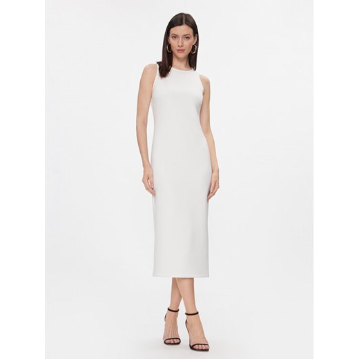 Max Mara Leisure Sukienka codzienna Baccano 2416621027 Biały Regular Fit ze sklepu MODIVO w kategorii Sukienki - zdjęcie 181138964