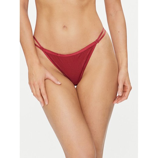 Hunkemöller Stringi Ivana Hl String Tr 203612 Czerwony ze sklepu MODIVO w kategorii Majtki damskie - zdjęcie 181139471