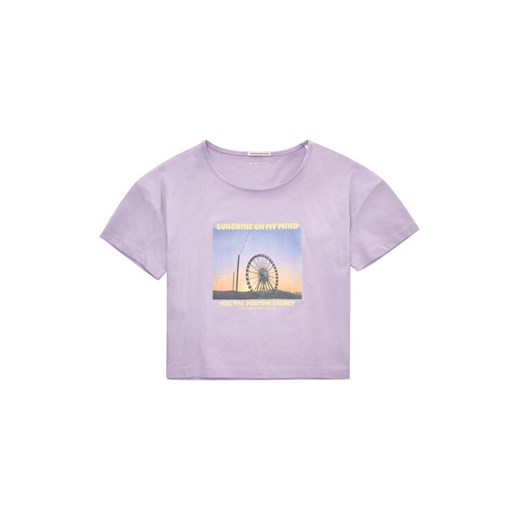 Tom Tailor T-Shirt 1035128 Fioletowy Regular Fit Tom Tailor 176 MODIVO