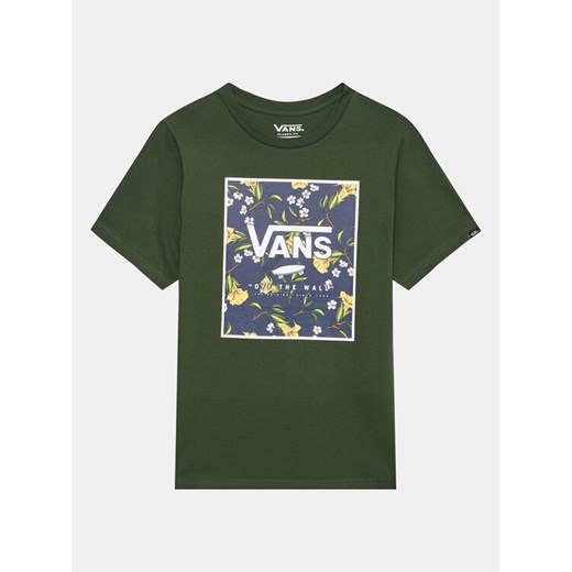 Vans T-Shirt By Print Box Boys VN0A318N Khaki Regular Fit Vans L MODIVO