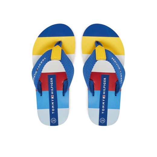 Tommy Hilfiger Japonki T3X8-33907-0058Y913 M Granatowy ze sklepu MODIVO w kategorii Klapki dziecięce - zdjęcie 181145942