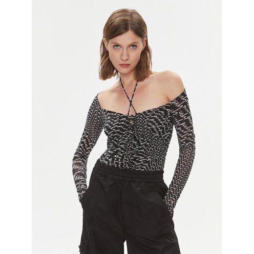 Pinko Body Birba 102221 A1A0 Czarny Slim Fit ze sklepu MODIVO w kategorii Bluzki damskie - zdjęcie 181147551