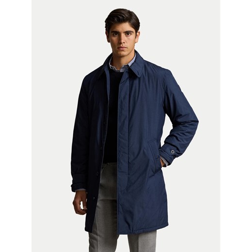 Polo Ralph Lauren Płaszcz zimowy 710938513001 Granatowy Regular Fit ze sklepu MODIVO w kategorii Płaszcze męskie - zdjęcie 181147994