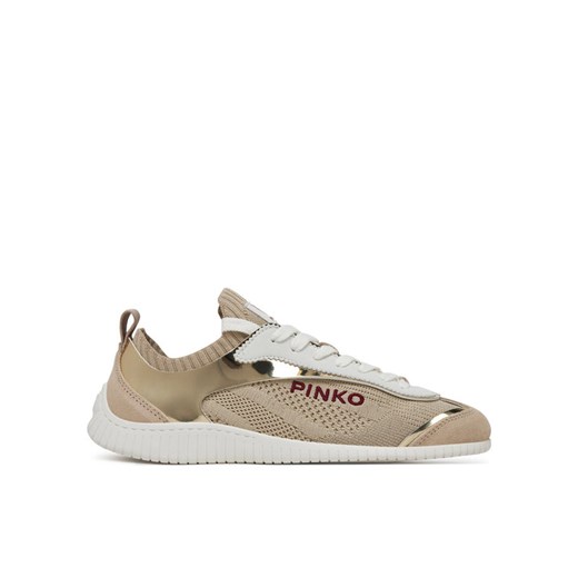 PINKO Sneakersy Reby 03 SS0061 T026 Beżowy ze sklepu MODIVO w kategorii Buty sportowe damskie - zdjęcie 181148771