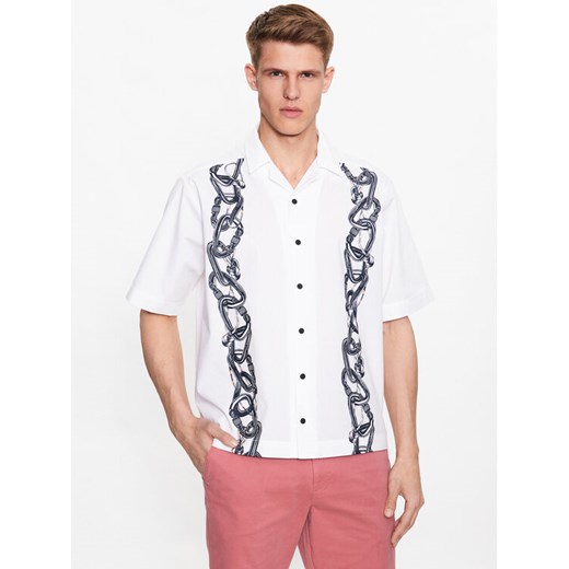 Boss Koszula Lapis_3 50488057 Biały Relaxed Fit ze sklepu MODIVO w kategorii Koszule męskie - zdjęcie 181149544