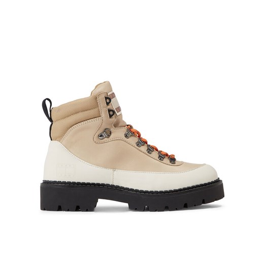 Tommy Jeans Trapery Tjm Boot Hiker EM0EM01252 Beżowy ze sklepu MODIVO w kategorii Buty zimowe męskie - zdjęcie 181149743