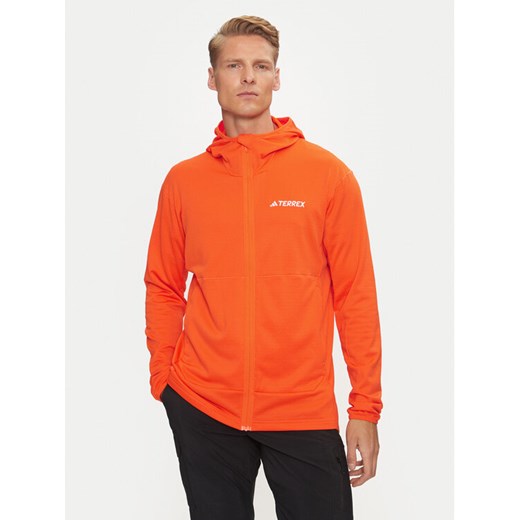 adidas Bluza techniczna Terrex Xperior Light IQ3720 Pomarańczowy Slim Fit ze sklepu MODIVO w kategorii Bluzy męskie - zdjęcie 181152520