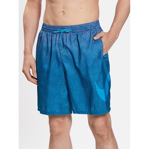 Nike Szorty kąpielowe NESSD541 Granatowy Regular Fit Nike M MODIVO