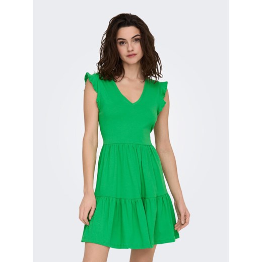 ONLY Sukienka letnia May 15226992 Zielony Regular Fit M MODIVO