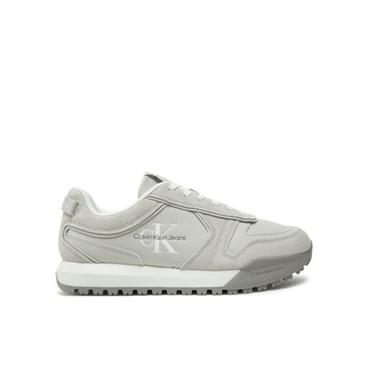 Calvin Klein Jeans Sneakersy Toothy Runner Irregular Lines YM0YM00624 Szary ze sklepu MODIVO w kategorii Buty sportowe męskie - zdjęcie 181154624