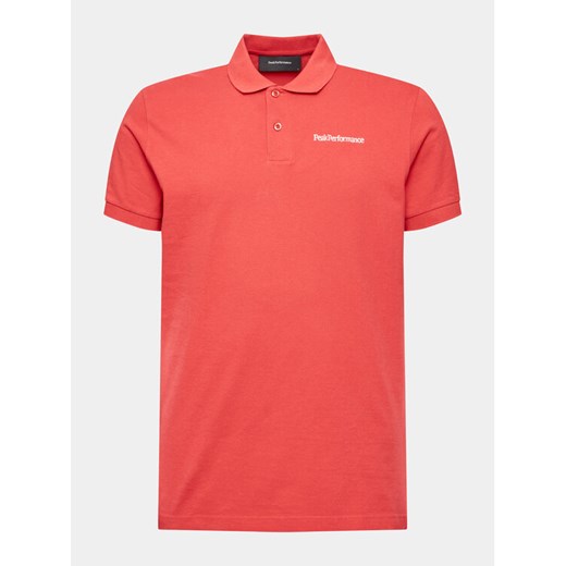 Peak Performance Polo Original G78778060 Czerwony Regular Fit Peak Performance M MODIVO