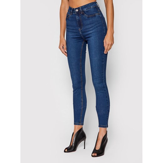Noisy May Jeansy Callie 27007979 Granatowy Skinny Fit ze sklepu MODIVO w kategorii Jeansy damskie - zdjęcie 181156453
