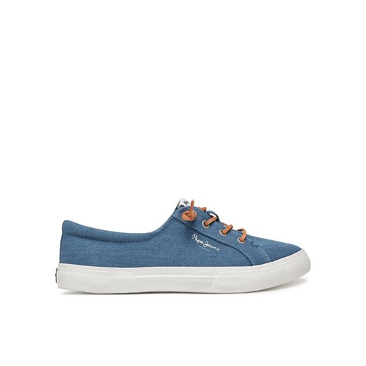 Pepe Jeans Sneakersy Kenton Denim PLS31602 Niebieski Pepe Jeans 39 MODIVO