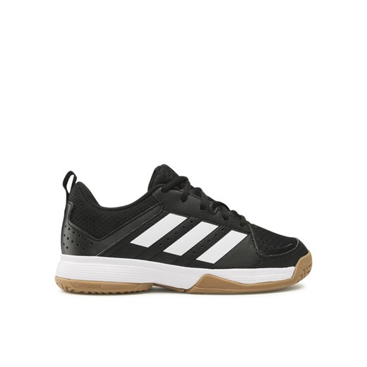 adidas Buty halowe Ligra 7 Kids FZ4681 Czarny ze sklepu MODIVO w kategorii Buty sportowe dziecięce - zdjęcie 181160842