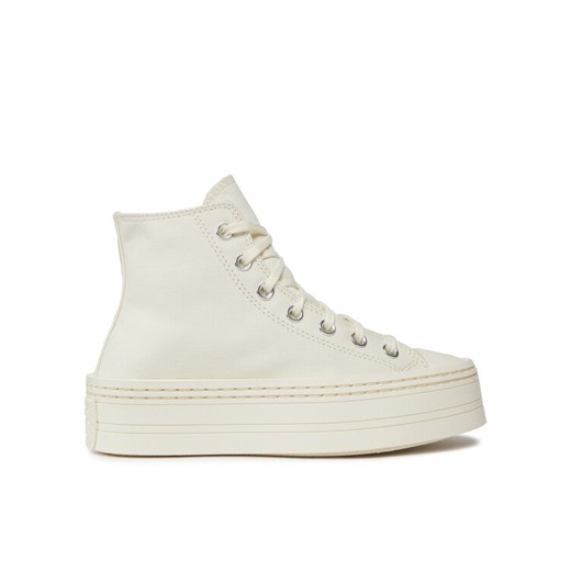 Converse Trampki Chuck Taylor All Star Modern Lift Platform Canvas A06140C Beżowy ze sklepu MODIVO w kategorii Trampki damskie - zdjęcie 181160934