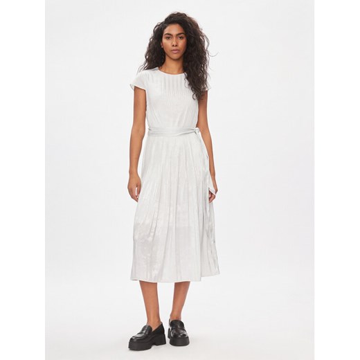 DKNY Sukienka codzienna DD3JA341 Biały Regular Fit ze sklepu MODIVO w kategorii Sukienki - zdjęcie 181161053