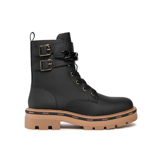 Liu Jo Trapery Taylor 625 4F3715 EX014 Czarny ze sklepu MODIVO w kategorii Workery damskie - zdjęcie 181161112