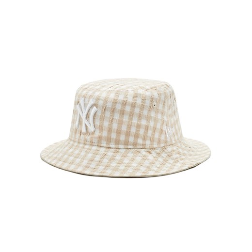 New Era Kapelusz Gingham Tapere 60298643 Beżowy New Era S MODIVO