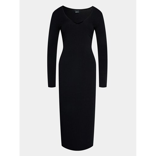 Gina Tricot Sukienka codzienna 20038 Czarny Regular Fit Gina Tricot L MODIVO