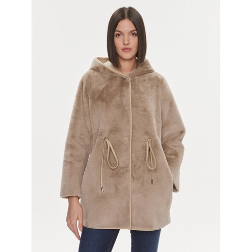 Liu Jo Futro MF3069 E0863 Beżowy Regular Fit ze sklepu MODIVO w kategorii Futra damskie - zdjęcie 181163953