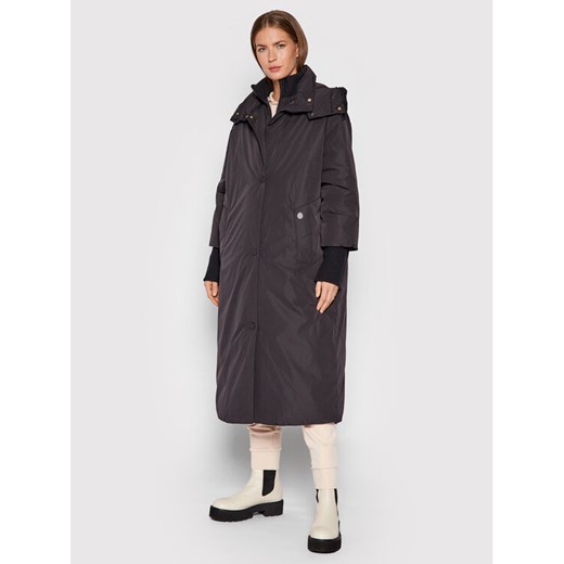 Trussardi Kurtka zimowa Memory 56S00591 Czarny Regular Fit ze sklepu MODIVO w kategorii Kurtki damskie - zdjęcie 181165601