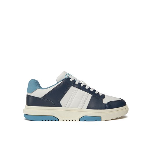 Tommy Jeans Sneakersy Tjm Leather Cupsole 2.0 EM0EM01283 Granatowy ze sklepu MODIVO w kategorii Buty sportowe męskie - zdjęcie 181165782