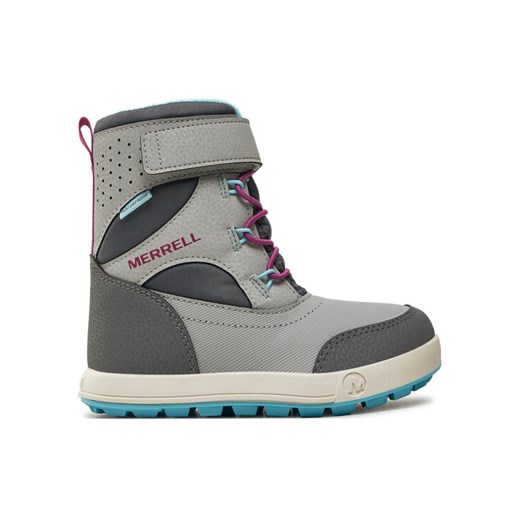 Merrell Śniegowce Snow Storm 3.0 WTRPF MK167714 Szary ze sklepu MODIVO w kategorii Buty zimowe dziecięce - zdjęcie 181172981